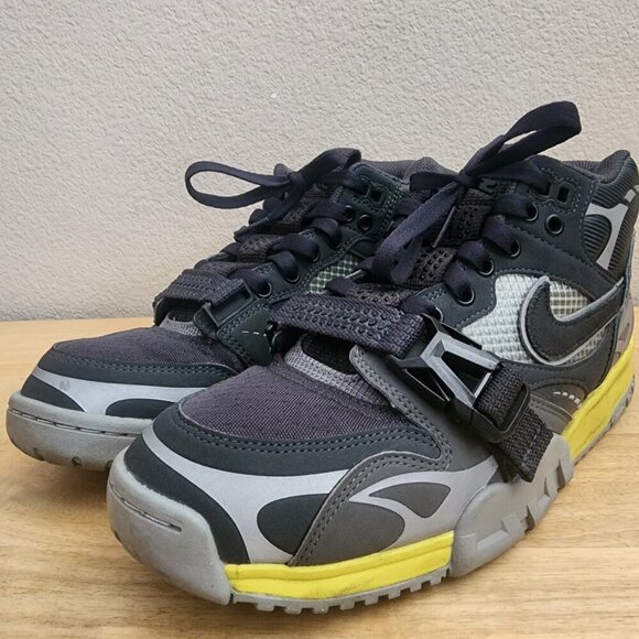 Nike Air Trainer 1 SP Mens Sz 8.5 Dark Smoke Grey Black Sneaker Shoes DH7338 001 - Picture 6 of 11